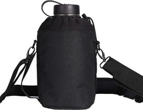 img 3 attached to 🧴 SENDESTAR Water Bottle Sleeve/Pouch: Convenient Shoulder Strap for 64 Oz Wide Mouth Bottle