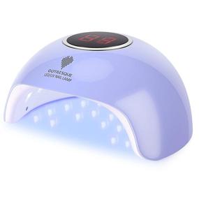 img 4 attached to 💅 Профессиональная 36W UV LED лампа для ногтей - сушилка для геля Goyaesque для салона и домашнего использования - 18 LED UV гель для ногтей - синий