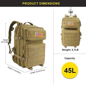 img 3 attached to Военный тактический рюкзак Hiking System