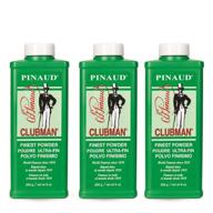 👨 pinaud clubman powder bundle - 9 oz (pack of 3) logo