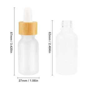 img 1 attached to Frosted Dropper Essential Cosmetic Containers Travel Accessories