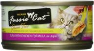 🐱 fussie cat grain-free tuna and chicken - 24-case of 2.8oz cans logo
