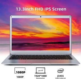 img 2 attached to 💻 Jumper 13.3 inch Laptop – 8GB RAM, 128GB ROM, Quad Core Celeron, Windows 10 – Thin and Light Notebook with Full HD 1080P Display – Supports 128GB TF Card and 1TB SSD Expansion Capability