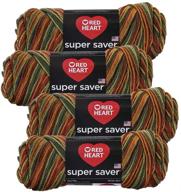 red heart super saver 4 pack knitting & crochet in yarn logo