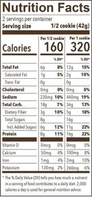 img 2 attached to Munk Pack Oatmeal Raisin Spice Protein Cookie - 16g Protein, Soft Baked, Vegan, Gluten, Dairy, and Soy Free - 6 Pack
