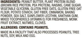 img 1 attached to Munk Pack Oatmeal Raisin Spice Protein Cookie - 16g Protein, Soft Baked, Vegan, Gluten, Dairy, and Soy Free - 6 Pack