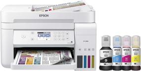 img 4 attached to 🖨️ Epson EcoTank ET-3760 Wireless Color All-in-One Cartridge-Free Supertank Printer with Scanner, Copier, Ethernet, and Regular Size