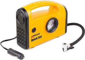 img 4 attached to Wagan Tech 7301 Yellow Quick Set Inflator Compressor with Auto Shut-off