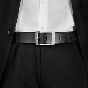 img 2 attached to OVEYNERSIN Genuine Leather Causal Classic Men's Accessories for Belts