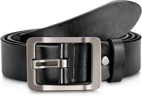 img 3 attached to OVEYNERSIN Genuine Leather Causal Classic Men's Accessories for Belts