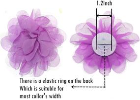 img 3 attached to 🌸 Floral Dog Collar Accessories - BoomBone Flower Charms Sliders for Dog Collars