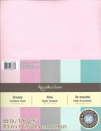 🎨 recollections dreamy cardstock paper - 50 sheets, 8 1/2" x 11": explore endless creativity logo