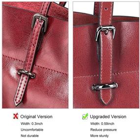 img 2 attached to 👜 S ZONE Vintage Women's Handbags & Wallets: Upgraded Shoulder Totes for Authentic Style