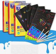 scratch rainbow stencils sharpener creativity painting, drawing & art supplies logo