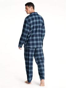 img 1 attached to Cozy and Stylish SIORO Flannel Pajama Sleepwear Loungewear for Unmatched Comfort