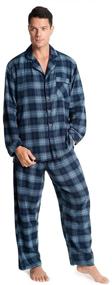 img 4 attached to Cozy and Stylish SIORO Flannel Pajama Sleepwear Loungewear for Unmatched Comfort