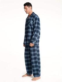 img 3 attached to Cozy and Stylish SIORO Flannel Pajama Sleepwear Loungewear for Unmatched Comfort