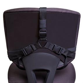 img 2 attached to 🌟 FOMI Care Firm Gel Foam Back Support (14"x 15"): Ultimate Upper Lower Thoracic and Lumbar Support for Car, Home, Office Chair - Promotes Healthy Posture & Relieves Sciatica Pain