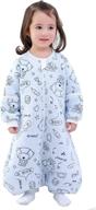 cozy cotton baby wearable blanket featuring happy cherry cartoon design – warm pajamas for a good night's sleep logo