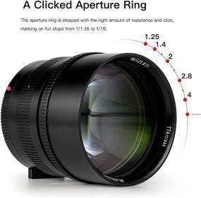 img 1 attached to TTArtisan 90mm F1.25 Full Frame Lens for Leica M-Mount Cameras 📷 such as Leica M-M M240 M3 M6 M7 M8 M9 M9p M10