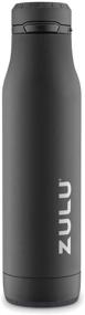 img 4 attached to 💧 Zulu Ace Vacuum Insulated Steel Water Bottle: Innovative Removable Base