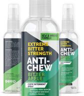 🐶 bitter apple spray for dogs to stop chewing furniture, paws, and household items – 5x strength no chew spray | natural, alcohol-free, non-toxic deterrent | effective anti-chew spray | made in usa | 8oz. logo