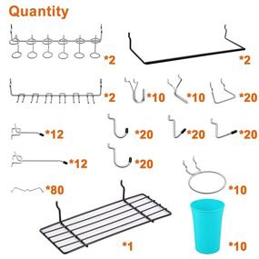 img 3 attached to Industrial Hardware Pieces Organized with Pegboard Hooks