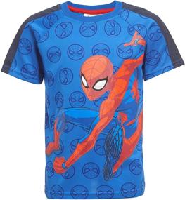 img 2 attached to 👕 Майка с рукавом супергероев Marvel Avengers - отличное дополнение к наборам одежды для мальчиков.