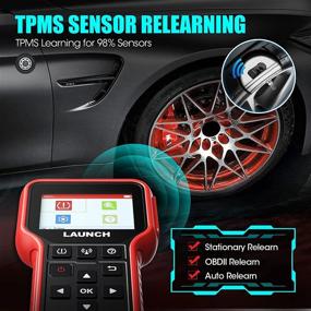 img 1 attached to Инструмент для перенастройки TPMS LAUNCH CRT5011X: сброс TPMS, программирование, диагностика и сканер OBD2 - активация датчика, чтение/удаление DTCs