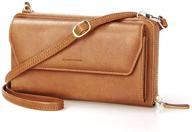 👝 nuoku women's rfid wallet purse with zip around, wristlet, crossbody clutch, and 2 straps logo
