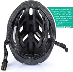 img 1 attached to BASE CAMP Bike Helmet for Adults, Road Cycling Helmet for Men and Women, Adjustable Size M/L 22-24.5 Inches