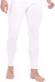 img 4 attached to MANCYFIT Thermal Underwear Compression Leggings Sports & Fitness and Other Sports