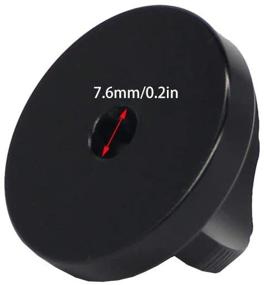 img 1 attached to Dome 45 Adapter (Black) - Premium Aluminum Record Adapter Insert for 7 inch Vinyl Records at 45 RPM