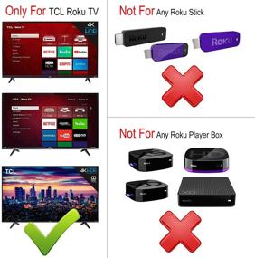 img 1 attached to ✨ Enhanced Remote Control for TCL Roku TV Models: 49S405, 32S305, 40FS4610R, and more!