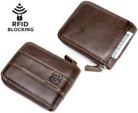 img 2 attached to 🧔 Vintage Leather Wallet: Blocking Technology for Men's Accessories