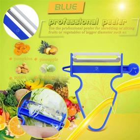 img 1 attached to 🥕 Must-Have KITOOL Upgraded Vegetable Peeler Set – Effortlessly Peel Potatoes and Fruits