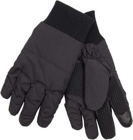 img 3 attached to 🧤 Premium Dockers Fleece Glove for Men - Black, Large Size