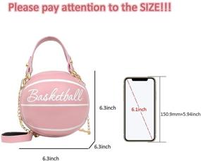 img 3 attached to 👜 Stylish Freie Liebe Basketball Messenger Shoulder Women's Handbags, Wallets, and Bags - Find Yours Today!