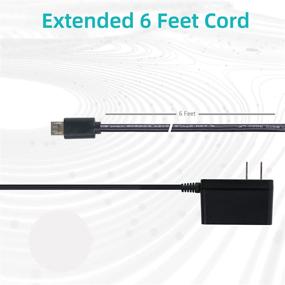 img 1 attached to 🔌 LotFancy 5V 3A Power Supply, Wall Charger for Raspberry Pi 3 B+/2 Model B/A+/B+/Zero, Bose SoundLink - Micro USB AC DC Adapter with On/Off Switch