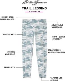 img 3 attached to 👖 Eddie Bauer Stretch Girls' Leggings - Stylish Girls' Clothing for Comfort and Flexibility