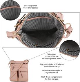 img 1 attached to 👜 SG SUGU Lightweight Medium Crossbody Handbags & Wallets: Stylish Versatility for Women on the Go