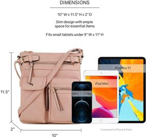 img 2 attached to 👜 SG SUGU Lightweight Medium Crossbody Handbags & Wallets: Stylish Versatility for Women on the Go
