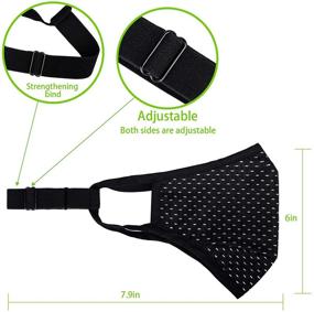 img 3 attached to SAFE SEC Adjustable Washable Reusable Breathable