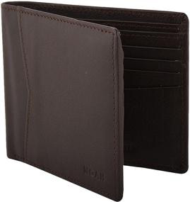 img 4 attached to Stylish Crocodile Embossed Leather Blocking Bifold Men's Accessories - Perfect for the Modern Gentleman