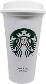 img 3 attached to ☕️ 10-Pack Starbucks Reusable Travel Cup Grande 16 Oz: Sustainable To-Go Coffee Cup for On-the-Go Sipping