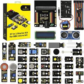 img 4 attached to 🎁 Ultimate BBC Micro bit Sensor Starter Kit: Keyestudio 37-in-1 Box with Tutorial, Compatible with V1.5 & V2, Gift for Kids and Adults (Microbit Board Not Included)
