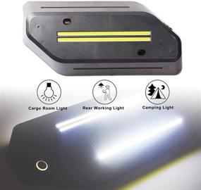 img 1 attached to Enhance Your Jeep Wrangler JL's Trunk Visibility with Morefulls LED Cargo Light - Easy Installation, Replaces Wiper Motor Cover