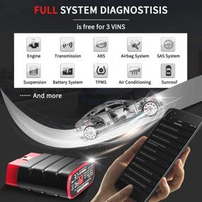 img 3 attached to 🚗 ThinkDriver Bluetooth Code Reader: Full System Automotive Scan Tool with 15 Reset Functions, OBD2 Scanner, and Diagnostic Tool for Car Check Engine - ABS SAS, iOS Android Pad Compatible