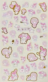 img 2 attached to 🐰 Sanrio My Melody Rabbit Pet Sticker Seal - 1 Sheet of 45 Decorative Scrapbooking Supplies and Stationery Accessories