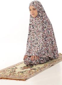 img 1 attached to 🧕 Ramadan Prayer Dress: Stylish Muslim Clothing for Girls
